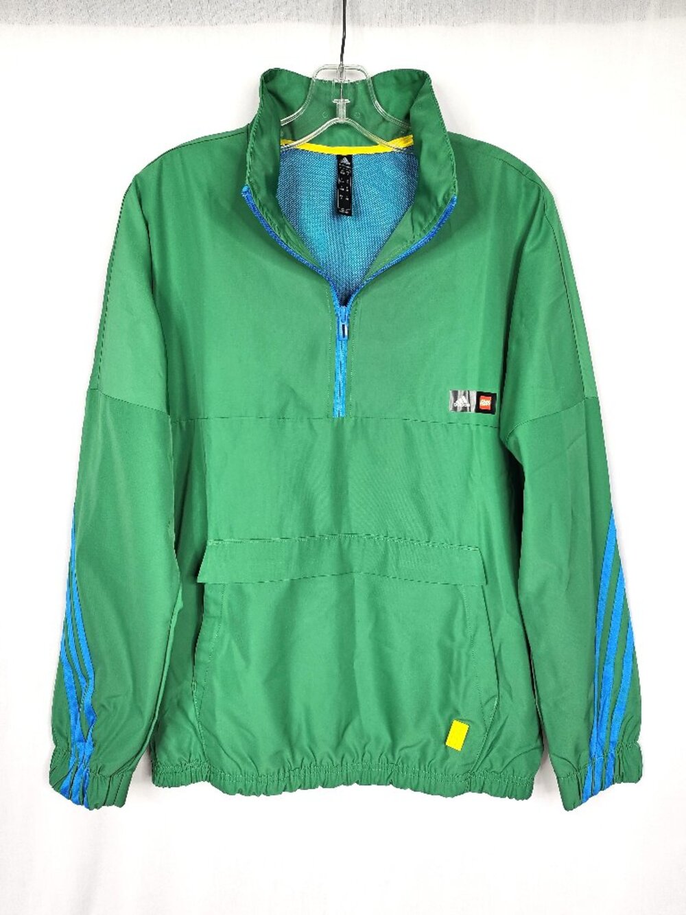 Adidas x LEGO | Green Anorak Windbreaker Jacket | Youth Large